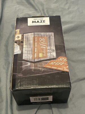 Gift Card Holder Maze Puzzle Brain Teaser Gag Gift Brand New In Box