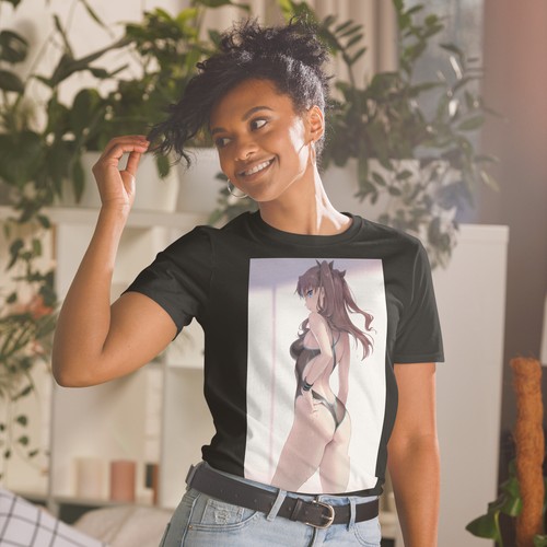 Sexy Cute Anime Girl Kawaii Harajuku Style Short-Sleeve Unisex T-Shirt - Picture 13 of 16