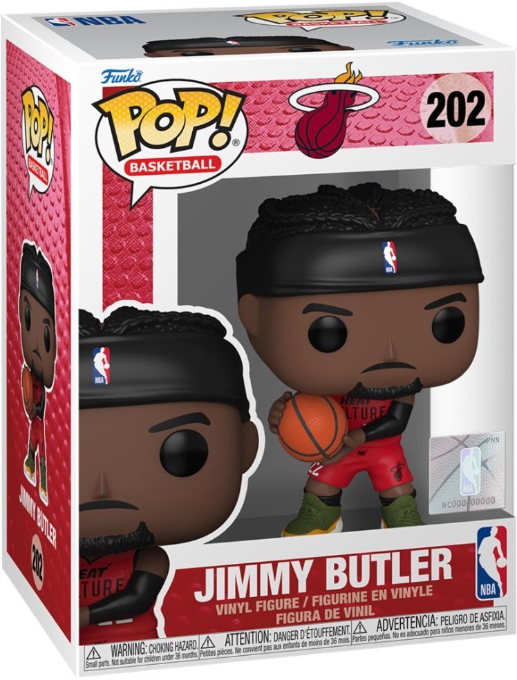 Gadget - NBA: Funko Pop! Basketball - Heat - Jimmy Butler (24-25 City Edition) F