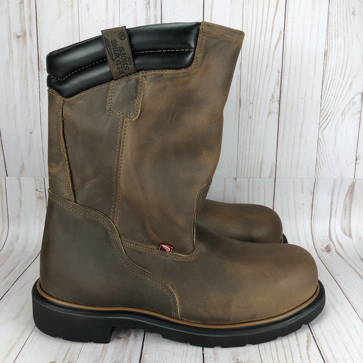 Red Wing Shoes Men\'s Brown Leather Work Boots dynaforce sz 11 6” Red Wing Shoes Lancaster ? | The Red Wing Insulated  main image 4
