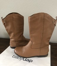 Gap Girl s brown leather riding boots Girl s Size US 4
