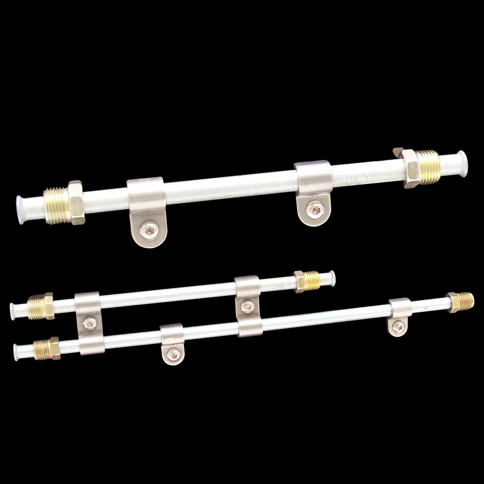 Abrazaderas de una sola línea de 3/8" - acero inoxidable para 1980 - 1999 la mayoría de los autos y camionetas GM Foto 3 de 4