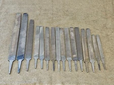 16 Nicholson Flat File Set Metal Mixed Coarse Smooth Bastard Tool Lot