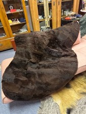 Lamm Pelzdecke Schafsfell Decke Groß & Obal - Fell braun - Tagesdecke Felldecke