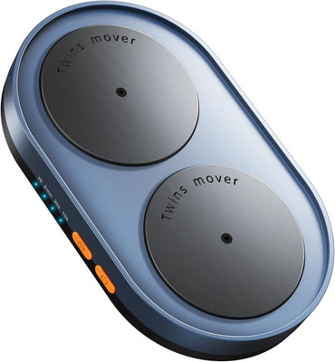 Dual Turntable Mouse Mover, Turbo 3 Mouse Jiggler with Adjustable Intervals, ON/