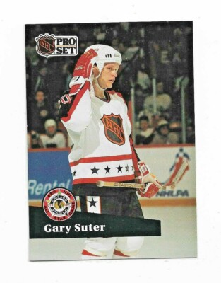 NHL Playercard - 90-91 Pro Set - Gary Suter - All-Star Game #276 - French