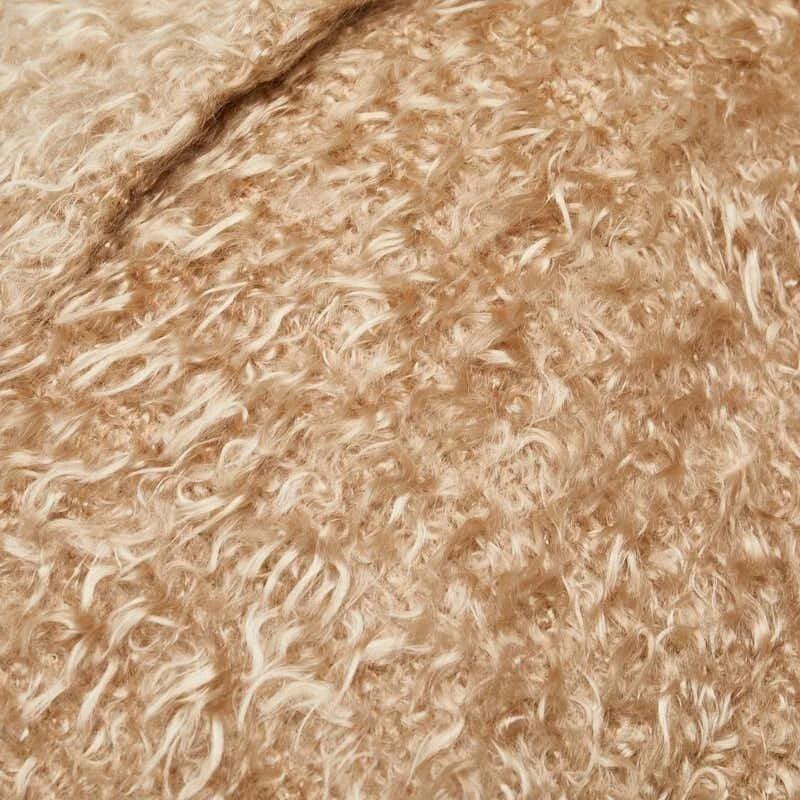 CHANEL Cappotto Lungo Giacca Donna Taglia 40 Beige Marrone Nylon Lana Originale