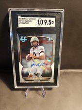 Sam Hartman AUTO 2022 Bowman U Chrome 1st Bowman Auto SGC 9.5 Auto 10! 🔥