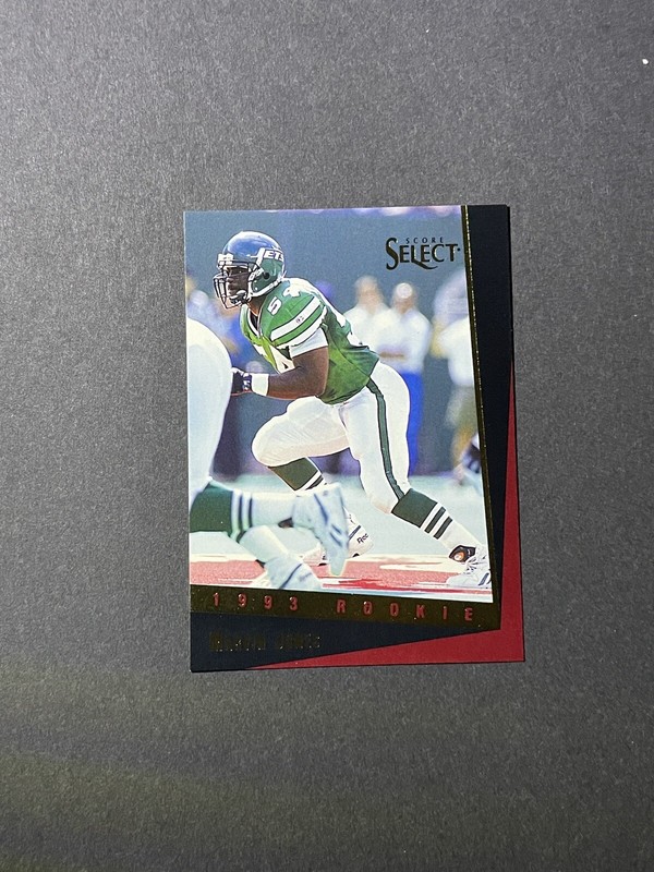 1993 Score Select Marvin Jones Rookie Card #176 - New York Jets (2)