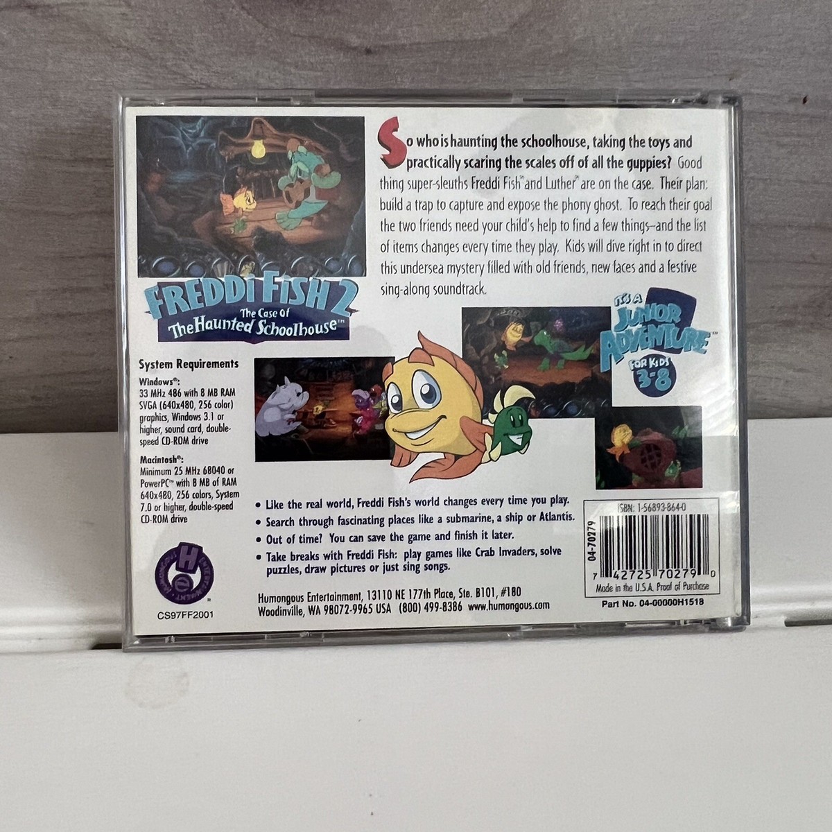 Freddi Fish 2: The Case Of The Haunted Schoolhouse PC Game | eBay