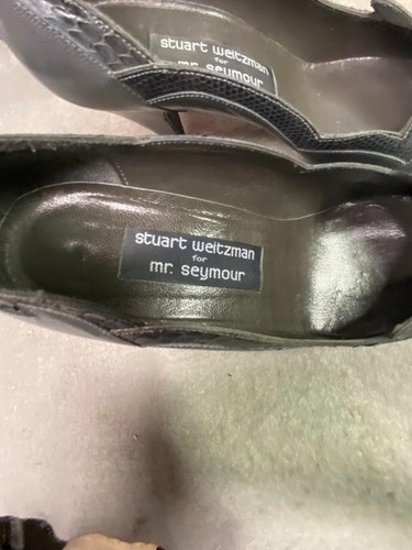 Stuart Weitzman for Mr. Seymour DAMEN GRAU PUMPS ABSATZ SCHUHE GRÖSSE 7 LEICHT GETRAGEN - Bild 4 von 6