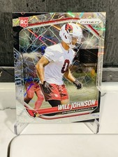 Will Johnson Rookie Lazer Prizm Panini Prizm 2025 Cardinals