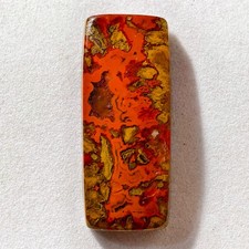 27 Cts Natural Moroccan Seam Agate Cabochon Gemstone 31.1x13.1x6.1 MM