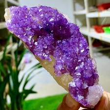 187G Rare yellow purple cubic fluorite mineral crystal sample/Zhejiang, China