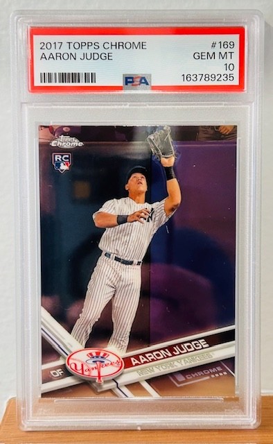 2017 Topps Chrome Aaron Judge RC #169 PSA 10