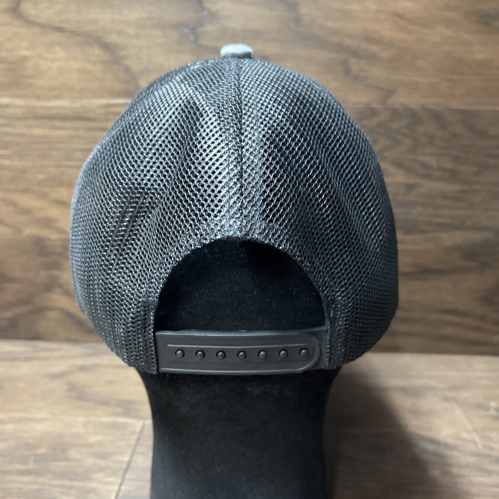 Scheels Hat Black Grey Adjustable Snapback - image 3