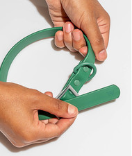 Wild One Dog Collar, The Original Easy-Clean Size Small Spruce