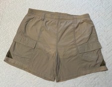 Vintage 1990s 2000s Columbia Sportswear PFG Nylon Swim Hike Cargo Shorts M L NEW