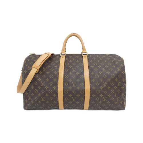 Authentic Louis Vuitton Monogram Keepall Bandoulière 55 M41414 Boston Bag #...