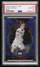 2022 Panini Select FIFA Terrace Blue Prizm Rose Lavelle #69 PSA 10 GEM MT 0ms6