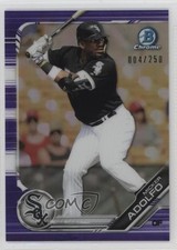 2019 Bowman Chrome Prospects Purple Refractor 4/250 Micker Adolfo #BCP-164 us8