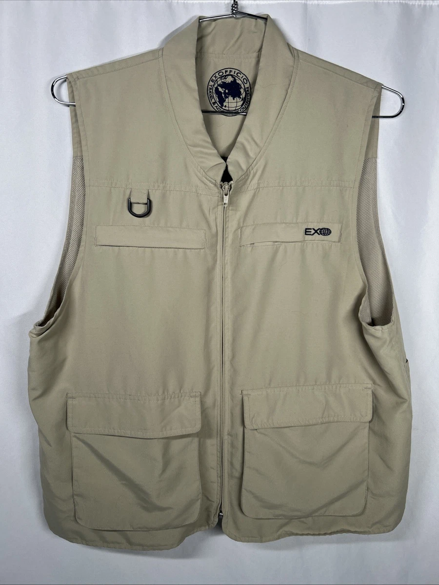 Gilet Polaire ExOfficio Homme Taille XL - Vert - Double Zip - Idéal Voyage