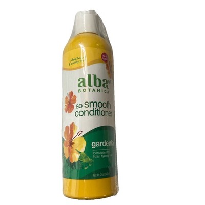 Alba Botanica So Smooth Conditioner Gardenia for Frizzy Flyaway Hair 12oz New