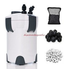 100 Gal Aquarium Fish Tank Canister Filter  9W UV Sterilizer 370 GPH FREE MEDIA