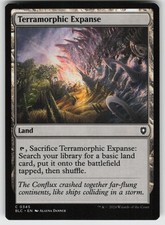 Terramorphic Expanse Commander: Bloomburrow 345 C NM MTG