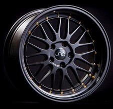 Jnc Wheels Rim Jnc005 Black Gold Rivets 17x8.5 4x1004x114.3 Et30