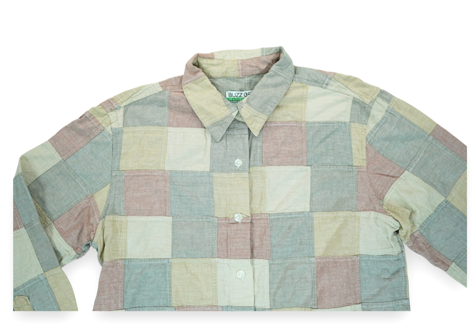 Buzz Off  by Orvis Women's Patchwork Button Down … - image 3