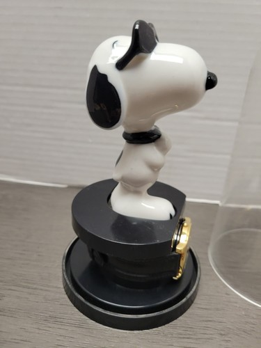 Vintage 1995 Peanuts SNOOPY Joe Cool Collectable Watch With Dome Case Figure - Picture 9 of 24
