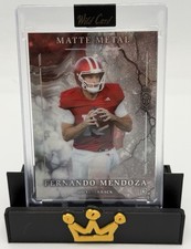 Fernando Mendoza Matte Metal Rookie Wild Card TRUE 1/1 Color Match QB RC
