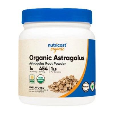 Organic Astragalus Powder 1 Lb By Nutricost