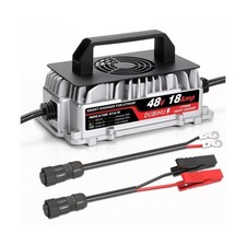 58.4V 18A Lithium Battery Charger for 48V LiFePO4 Battery, Waterproof Connect...