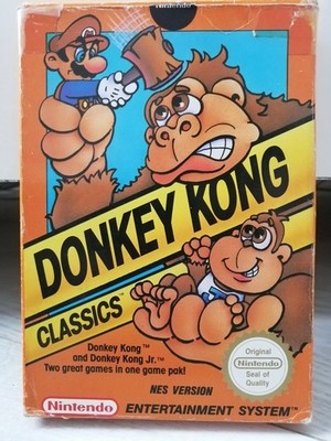 Donkey Kong Classics Nintendo Nes Spiel UK Version OVP mit Handbuch komplett CIB