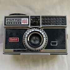 Vintage Kodak Instamatic 400 Camera 126 Film Spring Motor Drive 1960 Made in USA