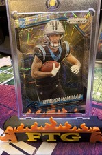 2025 Panini Prizm - Rookies Tetairoa McMillan #311 Lazer Prizm (RC)