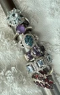 Vintage Ring LOT Designer Signed ESPO DTC Sterling Silver 925 Gemstone Rings 25g