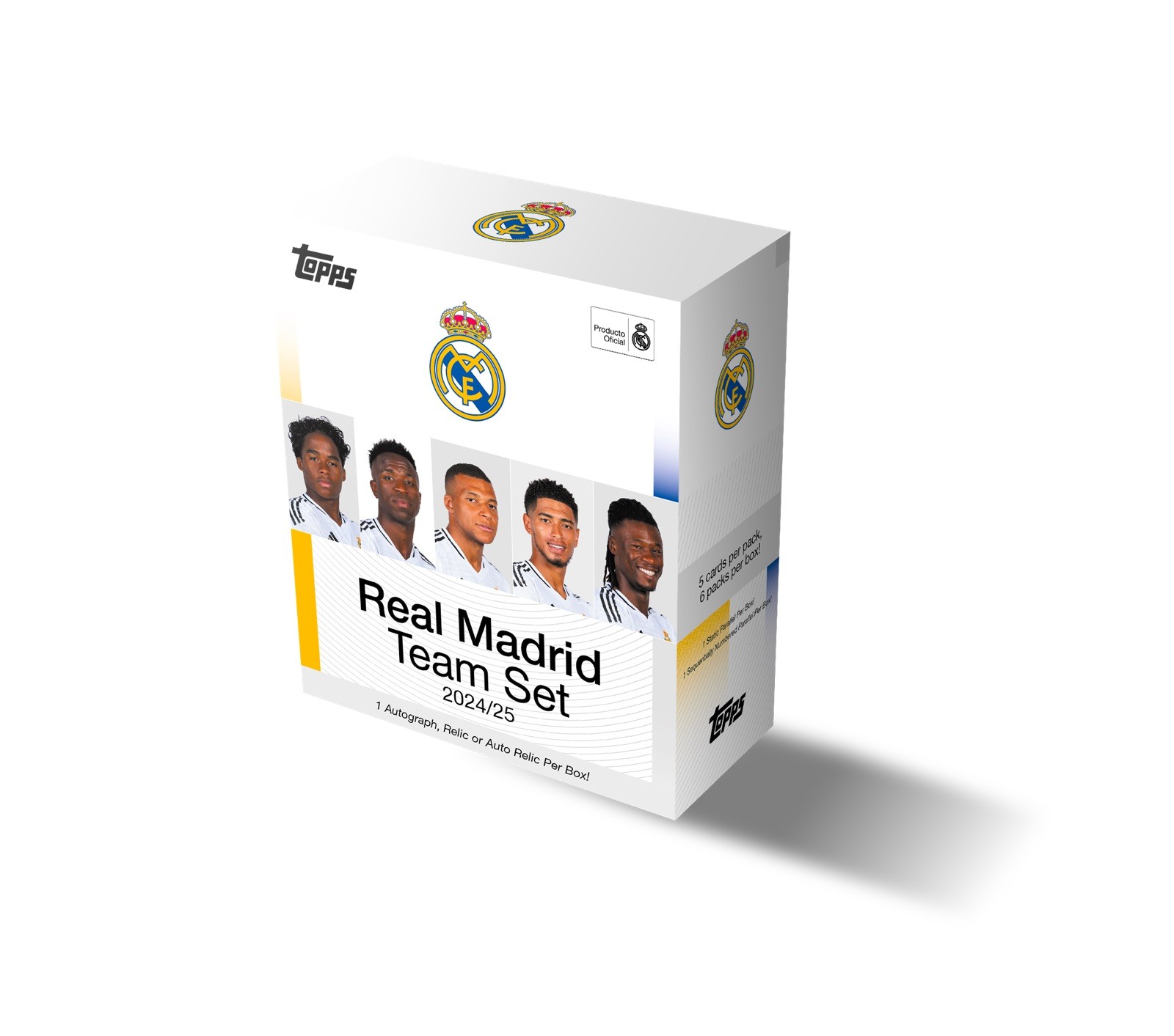 2024-25 Topps Real Madrid Team Set hobby box