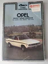 66-75 Opel Gt Kadett 1900 Manta Clymer Service Manual Handbook Repair A175 Guide
