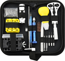 Kit Riparazione Orologiaio 148 Pezzi Con Sostituzione Batteria Attrezzi per Togl