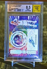 2023-24 PANINI PHOTOGENIC JALEN BRUNSON BURST RATE MAZE #14 Auto #/25 BGS 8.5/10