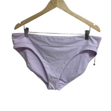 CALIA WSA23414 Women's Mid Rise High Leg Swim Bottoms Blooming Lilac