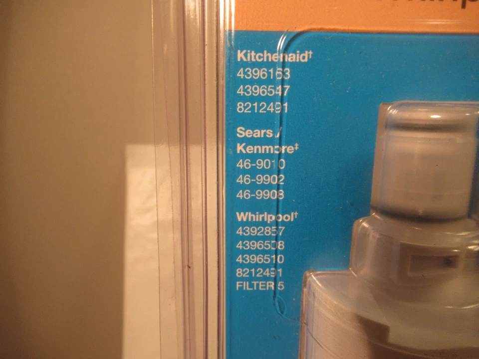 Whirlpool Filter 5 Refrigerator Pack of 2 Filters Watts H2O Sears Kitchenaid - Image 4 of 4