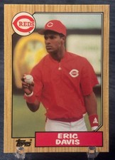1987 TOPPS TIFFANY COLLECTORS SET #412 - ERIC DAVIS