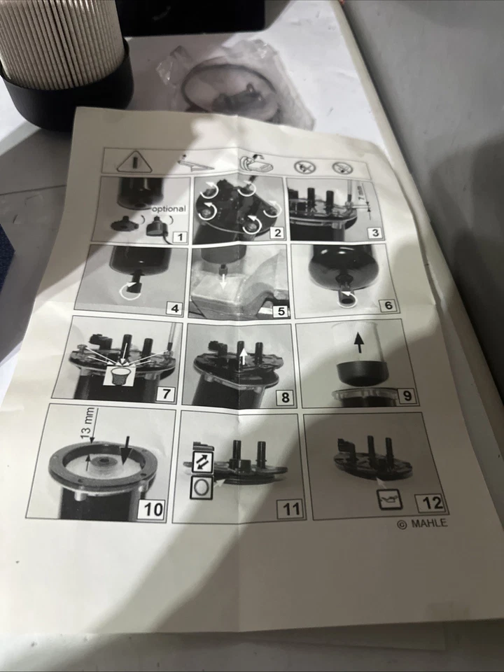 Mahle Diesel Fuel Filter Fits RENAULT MASTER MK3 2.3D 2010 ON | 95519313 - Image 3 of 4