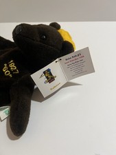 Salvino Bamm Beano's Babe Ruth 3 Beanbag Plush Bear 1998 MPN 60-1927