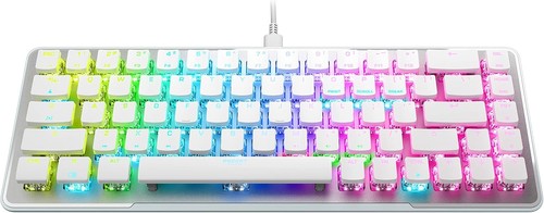 ROCCAT VULCAN II Mini White RGB Lighting 65% Mechanical Keyboard Dual-LED Switch - 第 1/4 張圖片