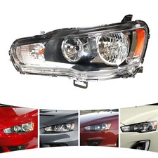 Left Headlight Halogen Headlamp for Mitsubishi Lancer 2008-2017 Driver Side